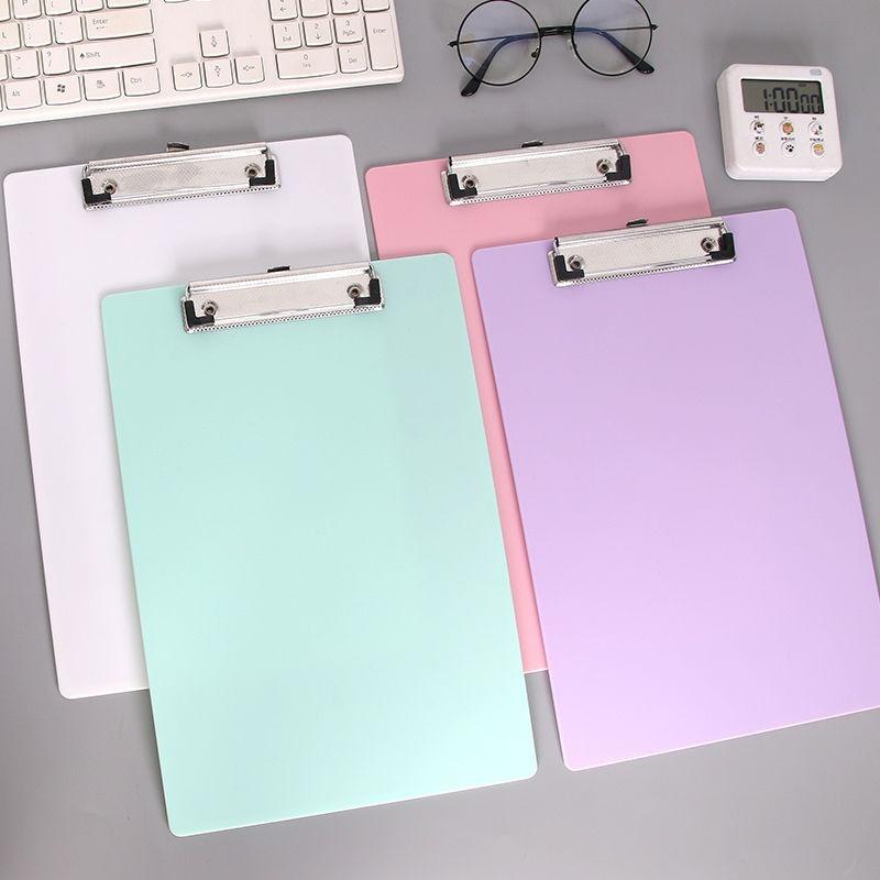 A5 Clipboard Folder Writing Pad Holder Memo Clip Board File Clip Writing Clamps Kids Cute Stationery Office School Supplies New