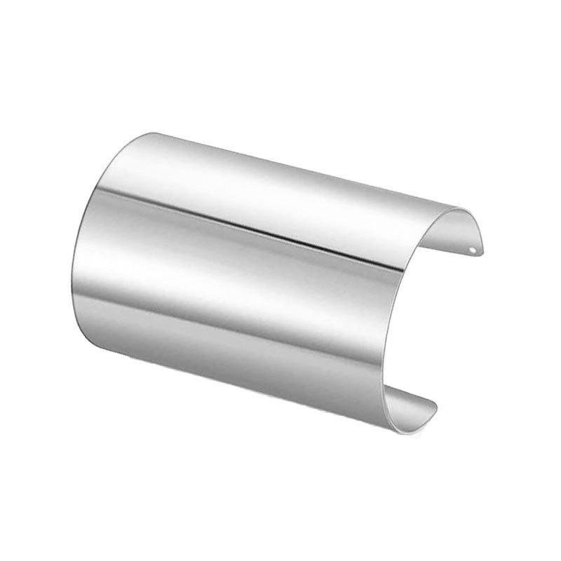 European and American Fashion Jewelry Set: Exaggerated Glossy Metal Hollow Floral Bracelet