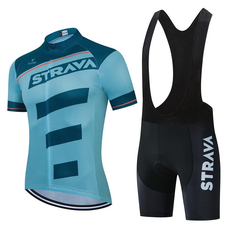 Men Women Cycling Jersey Set Short Sleeve Breathable Mountain Bike Apparel Riding Kit