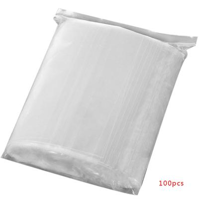 100pcs Bags Clear Food Storage Package Jewelry Packing Reclosable Vacuum Fresh Keeping Pouch