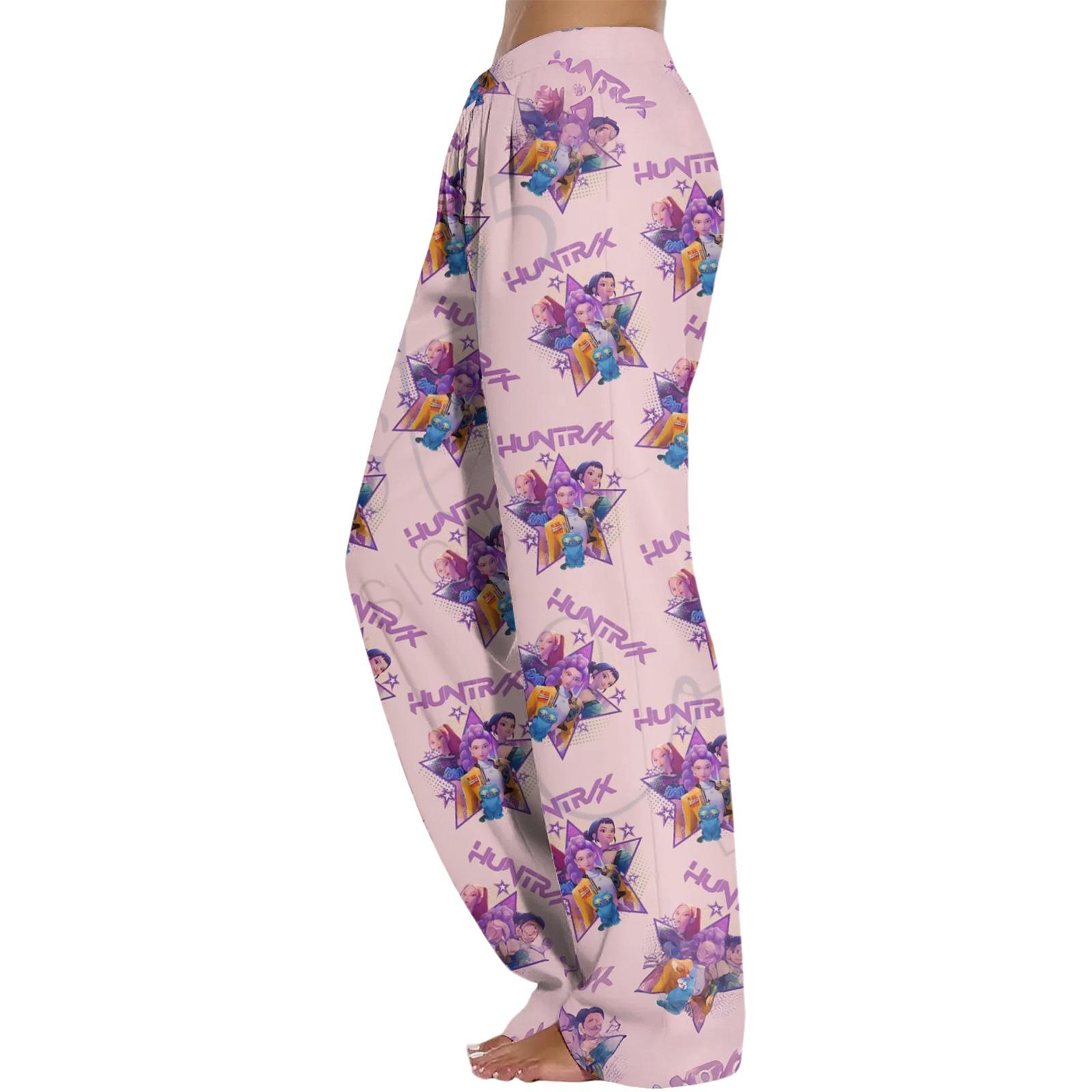 

Женские модные свободные брюки с забавным принтом в стиле casual спортивные брюки повседневные брюки XL