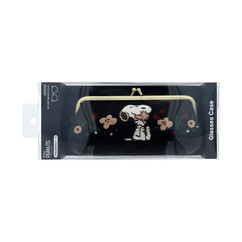 

Stationery Snoopy Eyeglass Case with Clasp and Gobelin S2221942 Sun-Star Weave,
