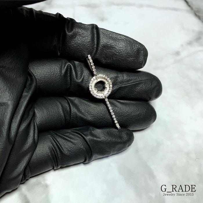 G_Rade Key Compass Gem Necklace