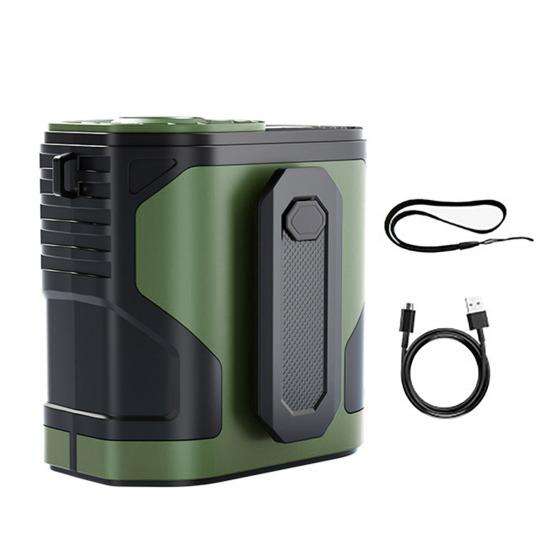 

High-Speed Waist-Mounted Fan Portable Clip-On Neck Fan 5100RPM Strong Airflow Low Noise Personal Air Cooler Fan зелёный