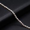 1String, White Natural Freshwater Pearls, Irregular Rice Shape Pearl Beads, 2-3mm, for DIY Jewelry Making, Unique Birthday Party Wedding Crafts, 36cm