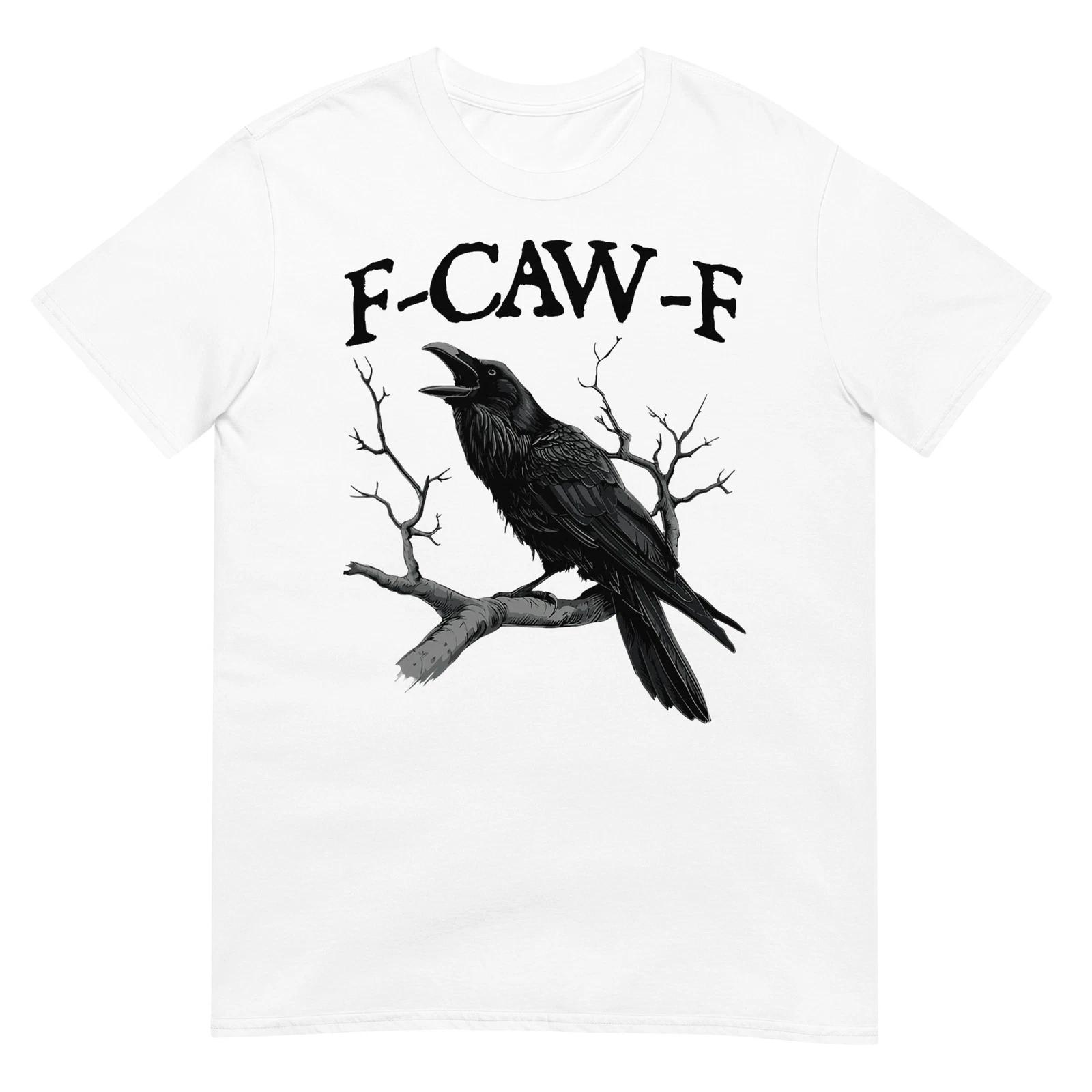 

Чёрный Ворон, F-Caw-F Забавная футболка с чёрной птицей XL