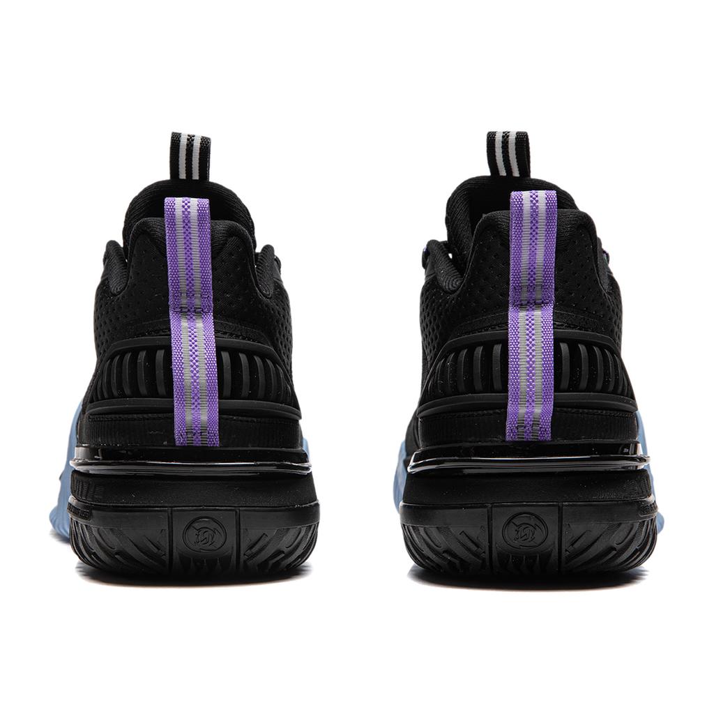 Li Ning Storm 2024 Cushioning Breathable Lightweight Rebound Low Top Basketball Shoes Men's Black ABFU017-1