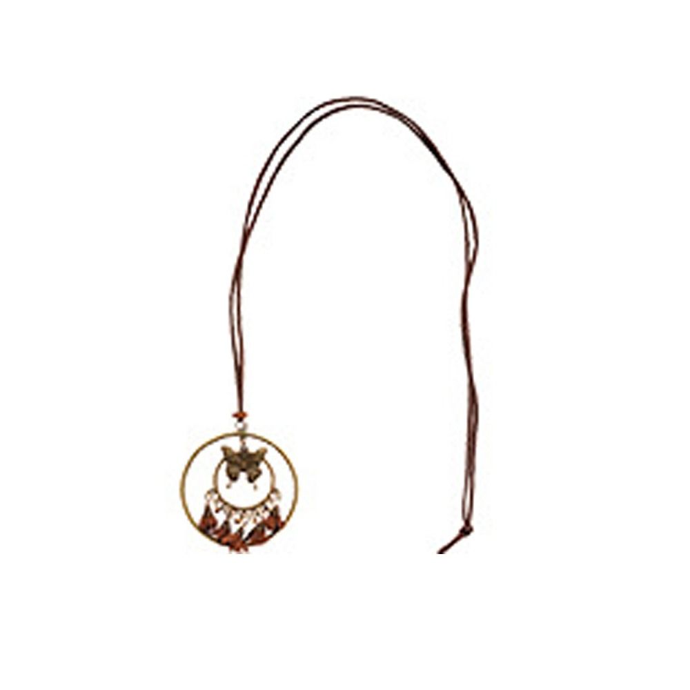 Flower Ethnic Style Necklace Tassel Bohemian Style Necklace Korean Style Long Sweater Chain  Party