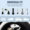 Dustproof Universal Aluminum Valve Stems Caps - 4-Piece Hub Protectors for Car Motorcycle Bicycle Tire Valves Valve Stems 1