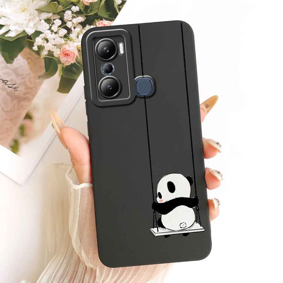 Für Infinix Hot 20i X665C X665E Hüllen Blume Schmetterling Silikon Weiche Abdeckung Für Infinix Hot 20i Hot20i Handy Rückseite Hülle