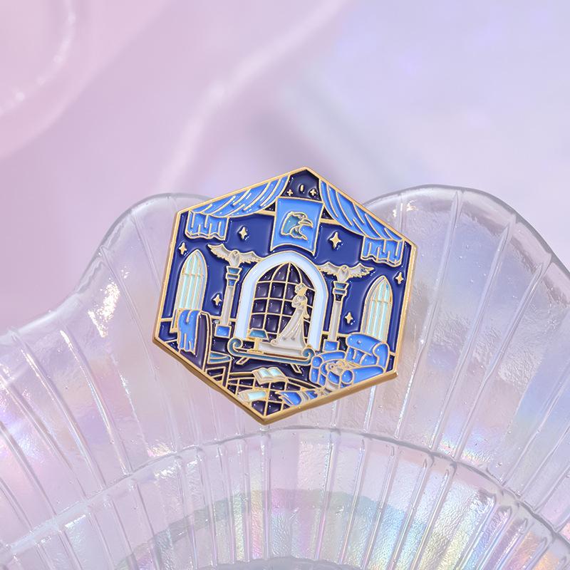 And Unique Fashionable Alloy Brooch With Cartoon Characters For Magic School Style Decor And