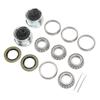 2 Set Trailer Wheel Hub Bearings Kit 12192TB Grease Seals Dust Cover Cotter Pin for 1 Inch 2000-2200 LB Boat Trailer Axle