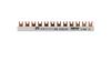 Fork connection busbar 1P 100A 16mm2 (12 modules) IZ16/1F/12/P 002921091