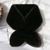 Protection Korean Style Wraps Imitation Rabbit Fur Scarf Comfortable Neckerchief Women Cross Scarf