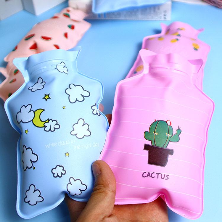 Compact Winter PVC Hot Water Bottle Hand Warmer – Cute and Portable