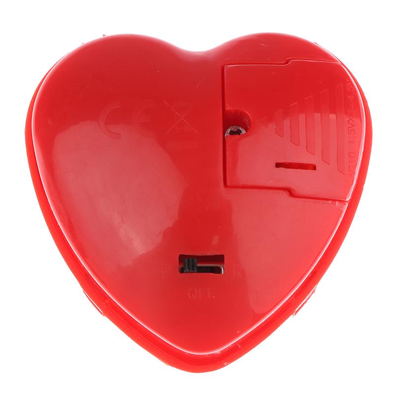 Hlasový záznamník ve tvaru srdce Mini záznamník Programovatelný záznam zvuku pro panenku Plyšová zvířátka