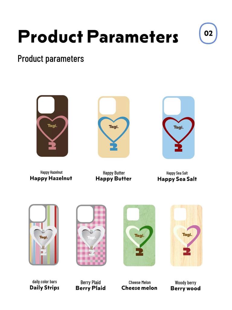 Tags: "Spreading Joy" - Metal Bracket Leather Heart Phone Case for iPhone 16 Pro Max, Anti-Fingerprint.