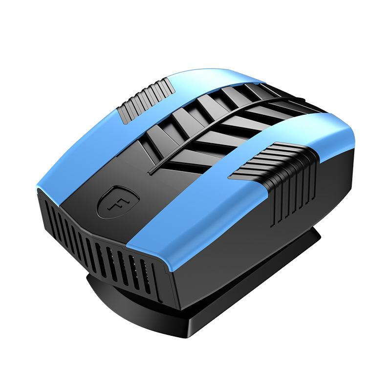 360 Rotation 12V 150w Car Heater Auto Heater Defroster Fast Heating Electric Portable Defroster For RV Truck Car Winter Heater Blue and black