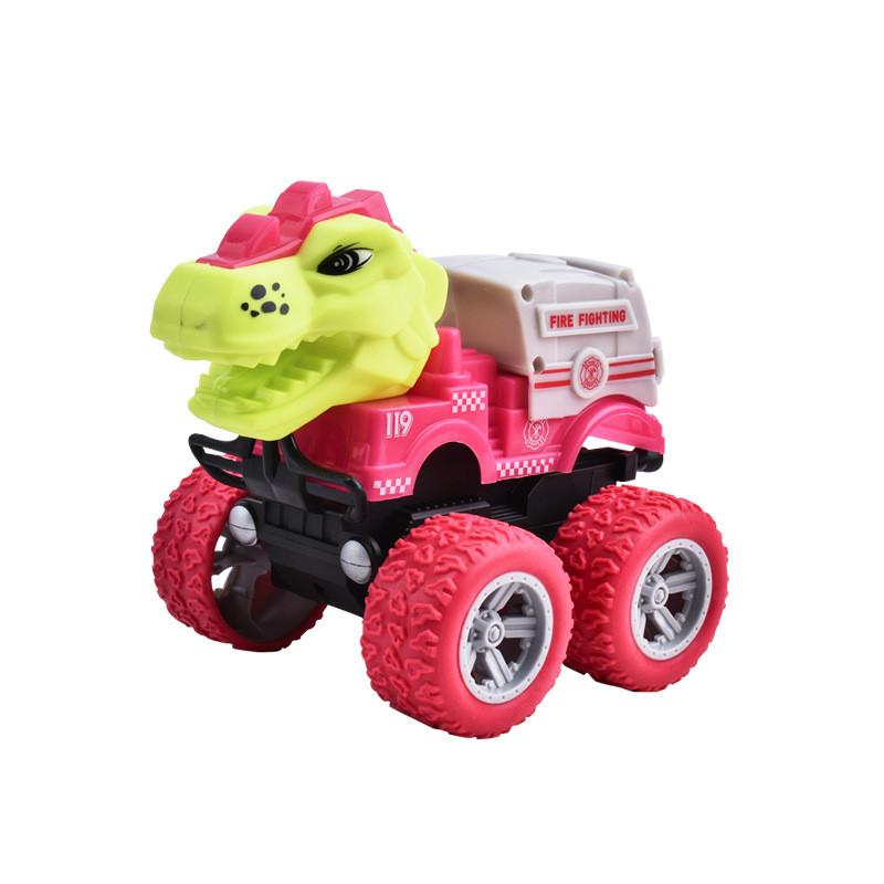 Dinosaur Inertia Excavator Dump Truck Mixer Truck Tank Off Road Vehicle Toy For Toddlers