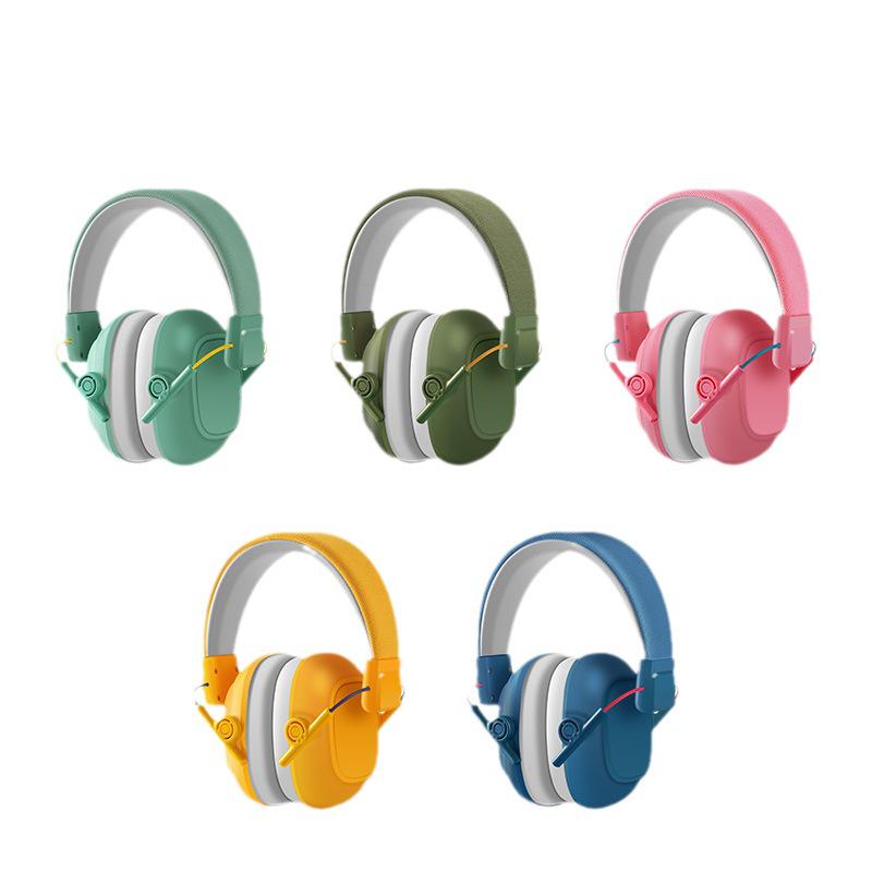 Kids' Noise-Canceling Headband Earmuffs for Airplane Sleep & Entertainment