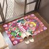 Custom Name Personalized Princess Peach Toadstool Print Carpet, Versatile Home Decor Rug, for Playroom, Apartment, Balcony, Entryway, Hallway Gift