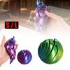 Slime Ball Fidget Toy 3D Printed Twistsphere Fidget Toys Gear Liquid Flow Balls Rotating Design Anxiety Relief Toys For Office