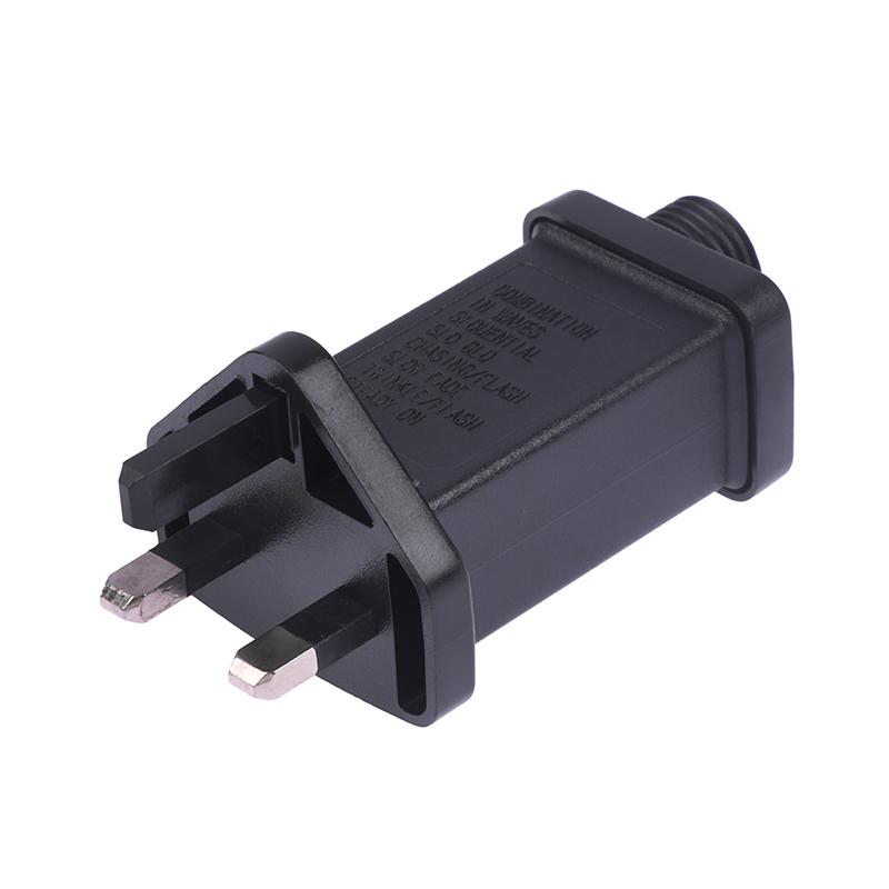 Wechselstrom 220V auf 31V DC 6W 8 Funktionen SELV LED Lampentreiber UK Stecker Schalter Adapter IP44 Wasserdicht Laserbeleuchtung Europa Netzteil