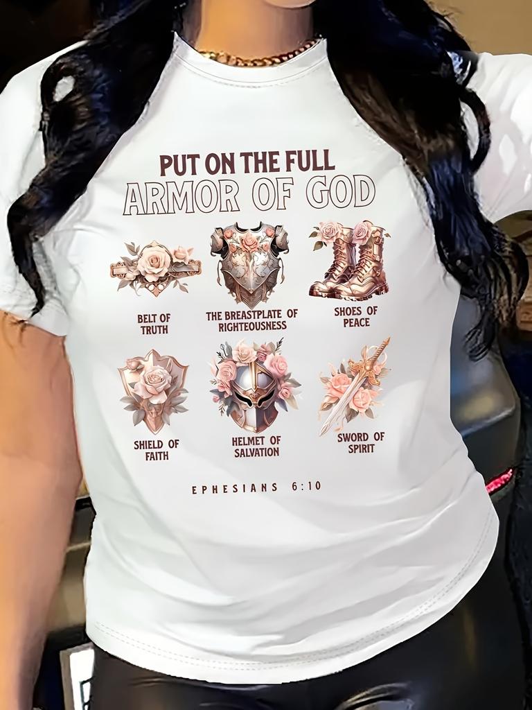 Full Armor of God Christian T-shirt
