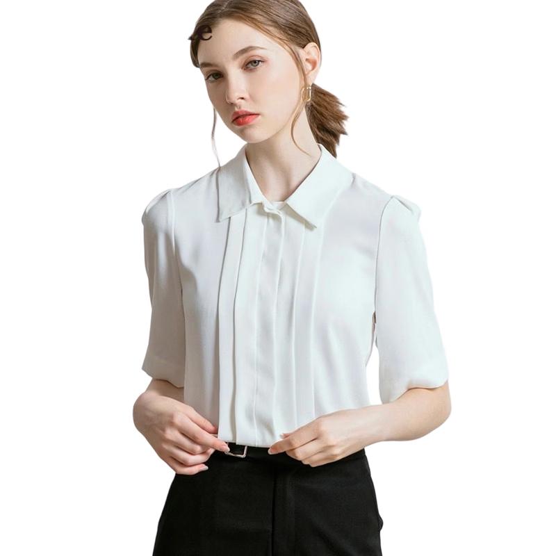La Chapelle Women s Short Sleeve Commuter T-Shirt L белый