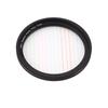Colorful Streak Star Filter Micro SLR Camera Dot to Line Filters Special Effects Camera Filters for Night Scenes 52mm