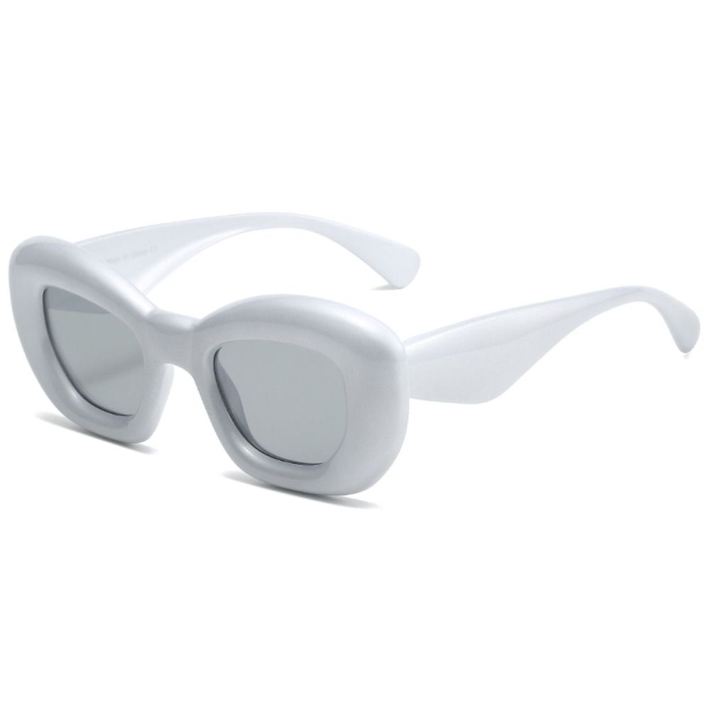 1pc Oversized Cute Heart-Shaped Inflated Sunglasses for Women Trendy Chunky Sun Glasses Retro Thick Frame Funny Shades