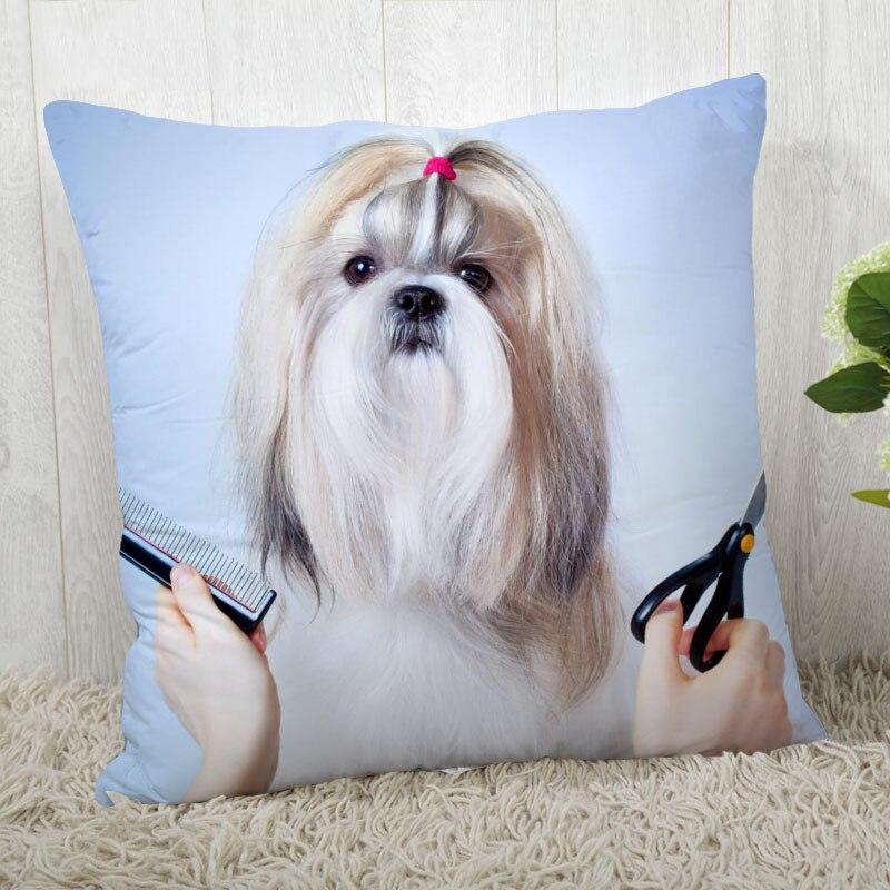 shih tzu pillow cover