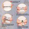 100Pcs Elegant Italian Charm Bracelet Module Stainless Steel Links for Handchain Fashionable Wristband Components