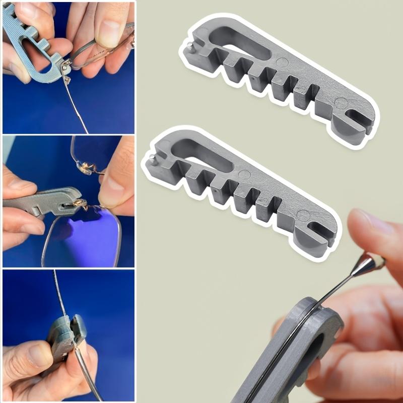 Brillenbügelbiege-Einstellwerkzeug, Nasenpolster-Reparaturwerkzeug, Robust mit Gestelleinstellfunktion, Bügelvorrichtung, mit elegantem Stil