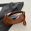 Mode Weibliche Unterarm Einkaufstasche Retro Casual Frauen Totes Schulter Taschen Weibliche Leder Einfarbig Handtasche