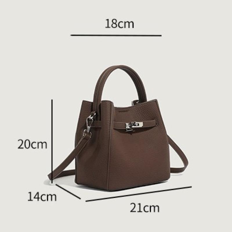 Bucket Bag, Fashionable Vegetable Basket Bag, Versatile Texture and Temperament, Hand-held Bag, Daily Commuting Shoulder Bag
