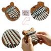 8 Keys Small Finger Piano with Lanyard Portable Musical Instrument Lightweight Cute Marimba Instrument for Travel Party Outdoors