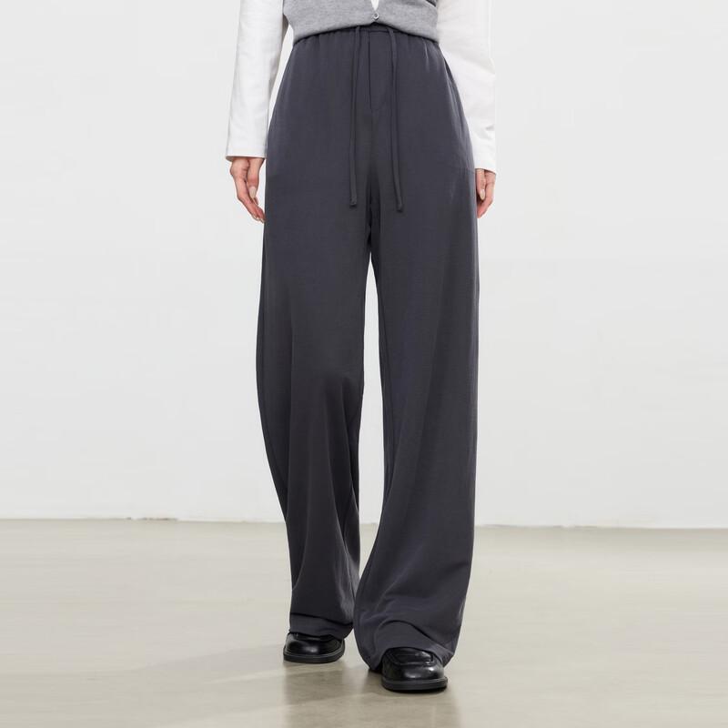 Elva' Island Women's Vintage Casual Straight-Leg Trousers