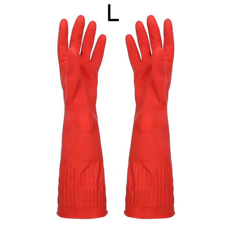 Dishwashing and Cleaning Gloves, Extended and Thickened Cleaning Gloves for Kitchen Chores, Washing, and Laundry, Household Use