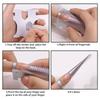 100Pcs/Lot French Nail Form Tips Nail Sticker Extension Acrylic UV Gel Curve False Nails Art Tools DIY Guide Forms Manicure Set