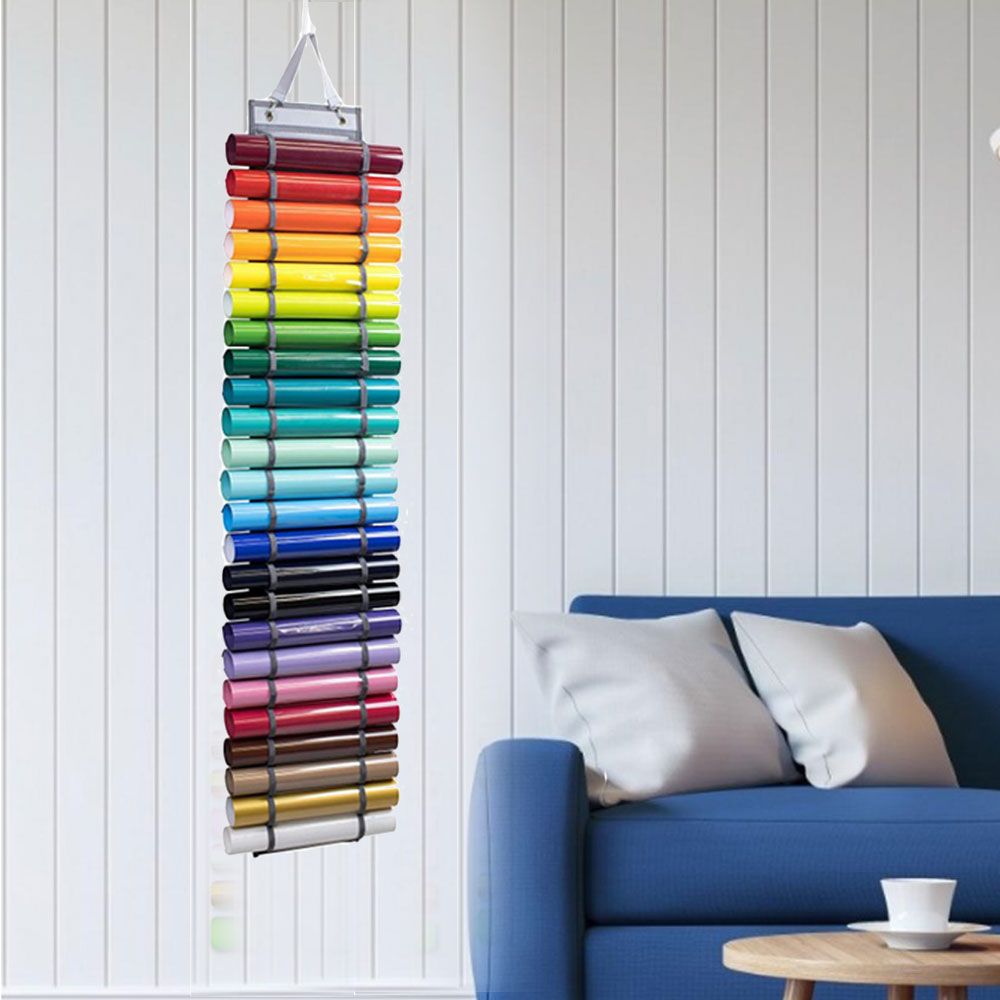 Application Wrapping Paper Hanging Organizer Storage Wall Mount Storage Rack Vinyl Roll Holder