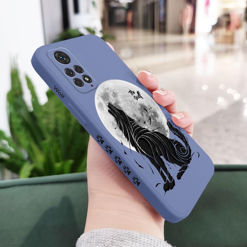 Moon Lone Wolf Phone Case For Xiaomi Redmi Note 15 Pro Plus 4G 5G Silicone Cover