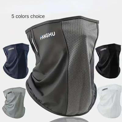 Cycling Masks Headwear Bandana Head Wrap Face Scarf Mask Neck Balaclava Breathable Light Cool Wind Outdoor Hiking Ice Silk Mask