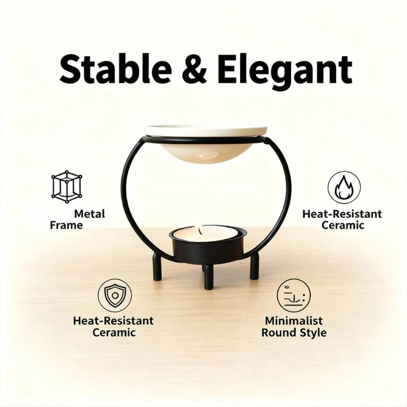 Ceramic Essential Oil Burners Wax Melt Burners Aromatherapys Holder Candle Tealight Holder Christmas Housewarmings Gift