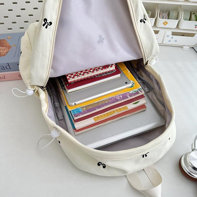 School bag new high value fresh sweet candy color backpack junior high school students lightweight travel backpack