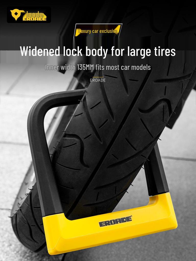 EROADE Diebstahlsicheres U-Schloss für deutsche Motorräder, Elektroroller & Mountainbikes