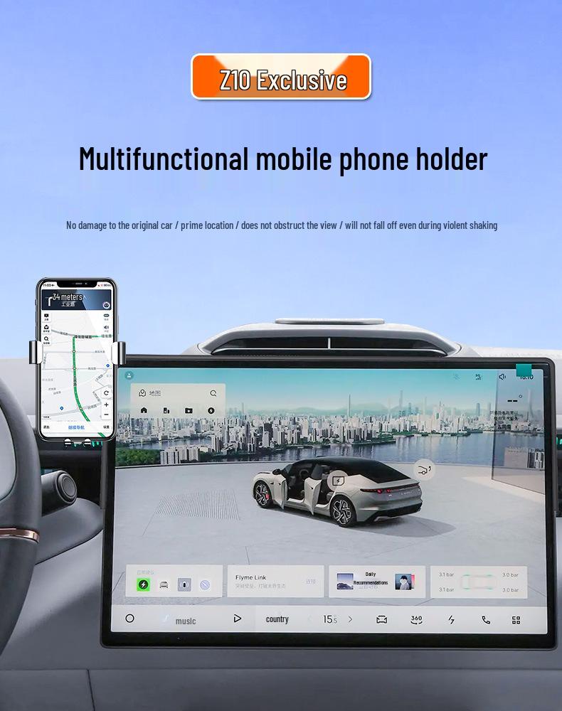Lynk & Co Z10 Car Holder: 25 Model Navigation Mount & Accessories for Center Console Screen