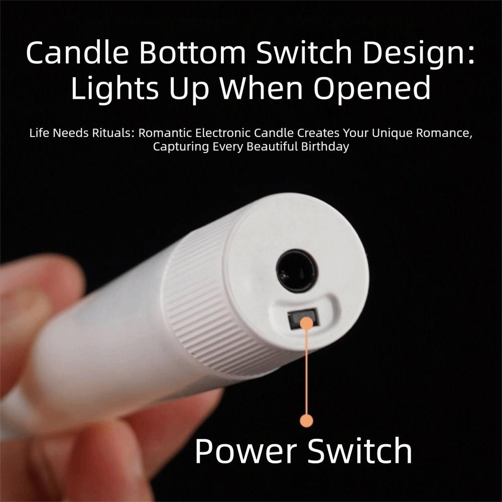 Remote Controlled LED Taper Candles Real Waxy Texture Flickering Effect Fake Candle Lights with Charging Station Timer Function