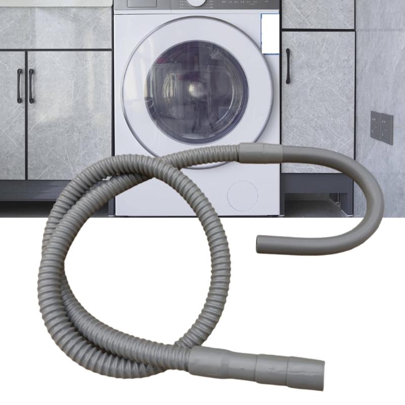 Multifuntional Long 1.83m Washing Machine Drainage Hose Reinforced Plastic Texture Suitable for Smooth Water Flows