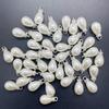 Lustrous Teardrop Imitation Pearl Pendant DIY Charm Jewelry Accessories
